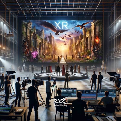 Indoor Stage HD P2.604 Video Wall 7680HZ 16bit Suitable for XR Virtual LED Screen Background Shooting SDK Die-casting Full Color