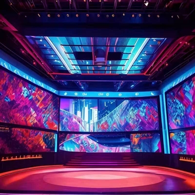 Small Pixel Pitch P0.7/P0.9/P1.2/ P1.5/P1.9/P2 COB Indoor LED Display with Ultra HD Anti-Collision for Video Wall Screen