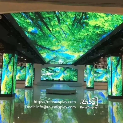REISS High Quality Assurance Indoor Full Color LED Display Screen 2K 4K 8K Models P1.2 P1.8 P2.5 P3 P4 P5