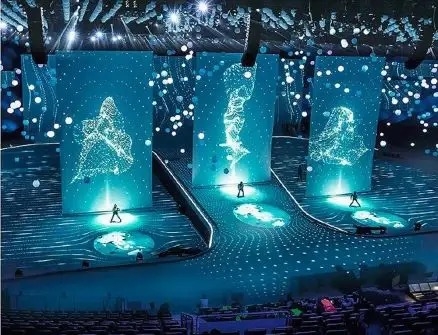 REISS Rental Stage LED Display Magnetic Module Design P2.6 P2.97 P3.91 P4.81 Led Dance Floor Panels Outdoor P3.91