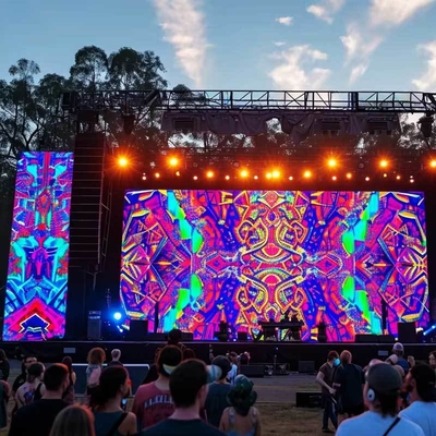 Reiss Manufacturer Best Price Outdoor Indoor Led Display Screen 500*1000mm P3.91 Stage Advertising Background for Rental Ledwall