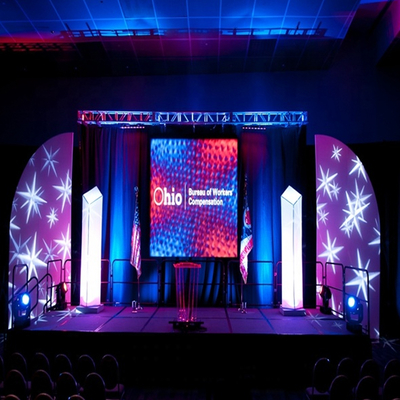 Giant Stage Background P2.604   P2.976 P3.91 P4.81Indoor Outdoor LED Display Hanging Bracket SMD Rental LED Display Screen